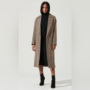 ASTR the label herringbone coat